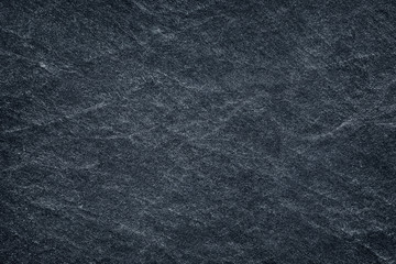 Dark grey black slate stone background or texture.