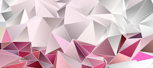 Obraz premium Abstract Low-Poly triangular modern background