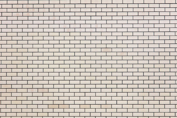 Brick wall in a house under construction