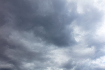 Fototapeta premium Clouds before the rain as a background