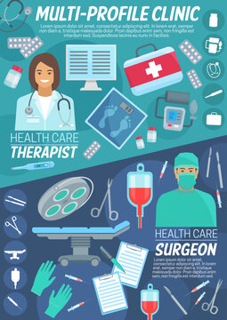 Primary care and surgery medical clinic banner