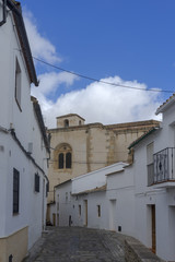 Fototapeta na wymiar Pueblos de la provincia de Cádiz en Andalucía, Setenil de las Bodegas
