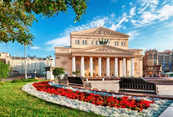 Fototapeten Bolschoi-Theater in Moskau, Russland © TTstudio