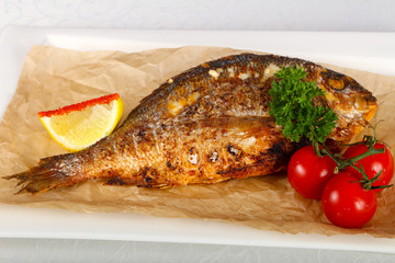 Roasted dorada