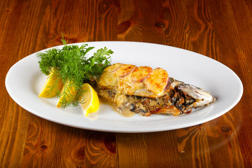 Stuffed trout