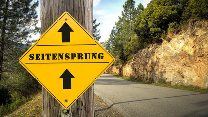 Schild 349 - Seitensprung © Thomas Reimer