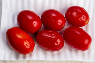 Tasty pickled tomatoes