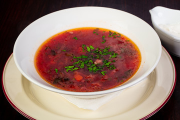 Russian soup Borscht