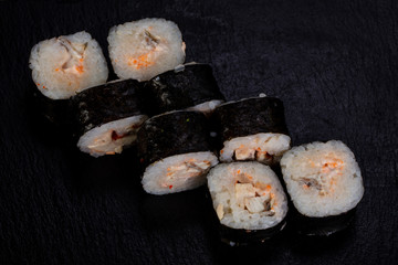 Japanese roll with prawn