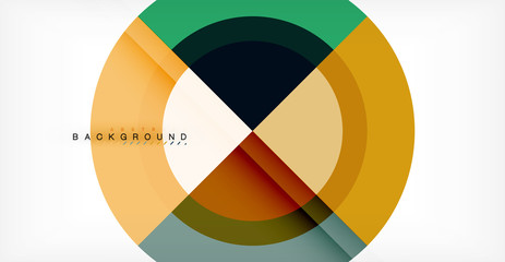 Obraz premium Vector circle abstract background