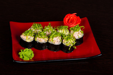 Japanese roll with chicken