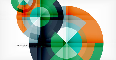 Obraz premium Wektorowy okręgu abstrakta tło