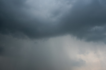 Obraz na płótnie Canvas dark storm clouds with background,Dark clouds before a thunder-storm.