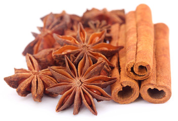 Some aromatic cinnamon with star anise