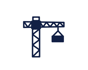 crane glyph icon , designed for web and app