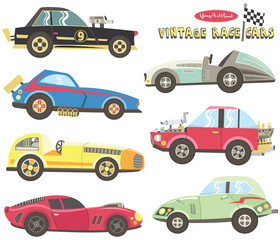 Vintage Race Car Collections