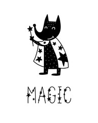 Childish vector card