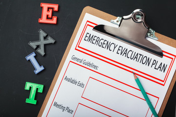 Emergency evacuation plan