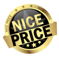 Button with Banner nice price