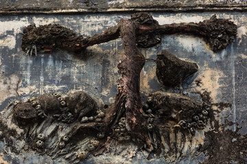 Sculptures and sculptures in ancient architecture