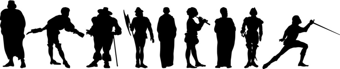 39 883 Fairy Tale Silhouette Wall Murals Canvas Prints Stickers Wallsheaven