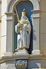 Obraz premium Karl der Große (Carolus Magnus) Rathaus Lüneburg (1720)