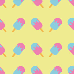 Popsicle Pattern Background