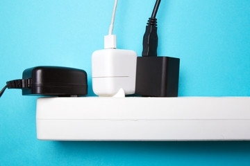 electrical extension cord and chargers
