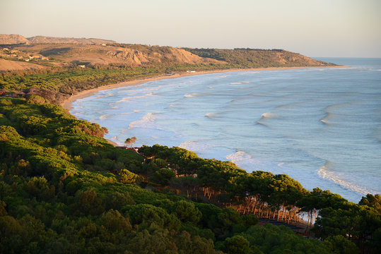 Beach of Eraclea Minoa, Agrigento, Sicily, Italy