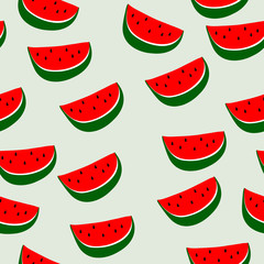 Pattern watermelon on the  background 