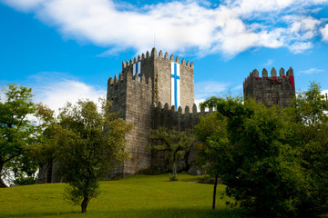 Fototapeta na wymiar Guimaraes Castle - Portugal