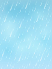 Rainy blue background for Your design