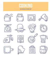 Cooking Doodle Icons