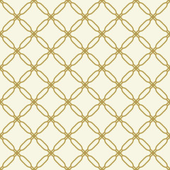 Seamless ornament in arabian style. Geometric abstract background. Golden pattern for wallpapers and backgrounds