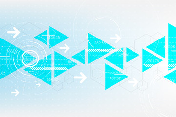 Vector abstract background shows the innovation of technology.