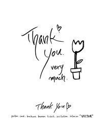 인사말 / 손으로 쓴 글씨체