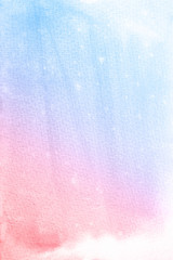 Blue and purple watercolor paint background.