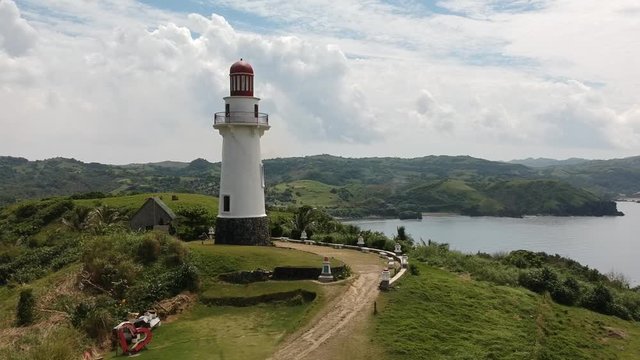 Lighthouse on top of the hill in Batanes