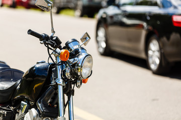 motorcycle on the road