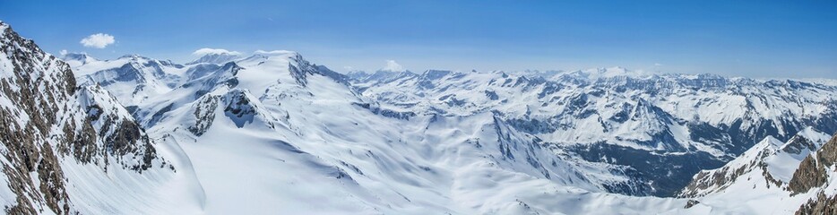 Obraz premium Winter Alps panorama