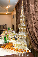 Very tasty desserts at festive evenings