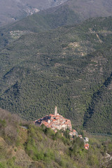 Castelvittorio. Ancient village, Province of Imperia, Italy