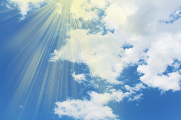 太陽と雲
