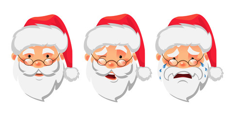 Santa Claus icon set