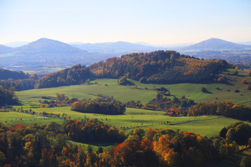 Fototapeta na wymiar beauty autumn czech country