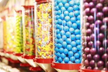 Variety of colorful candies