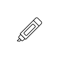 Marker line icon. Marker concept symbol. Simple element vector illustration