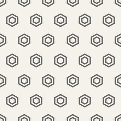 Fototapeta na wymiar Abstract seamless pattern of small hexagons.