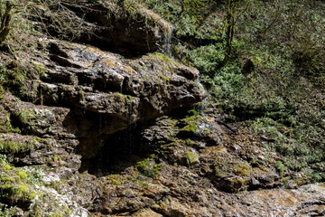 Beautiful mountain scenery . Guam gorge. Krasnodar region