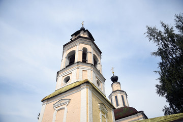 Fototapeta premium Saint Nicholas cathedral in Vladimit town, Russia. Popular landmark. Color photo.